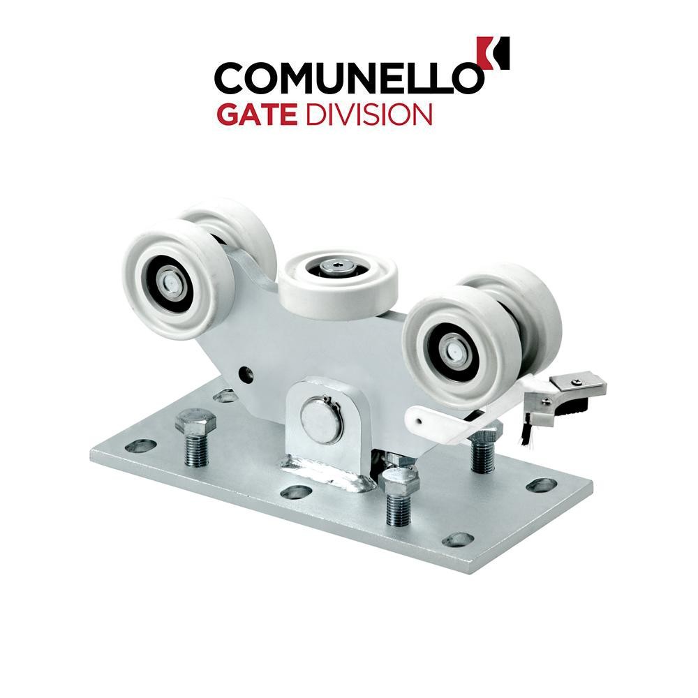 CGA-350.5 - Comunello - Carrello autoportante 5 ruote in nylon per cancelli a sbalzo