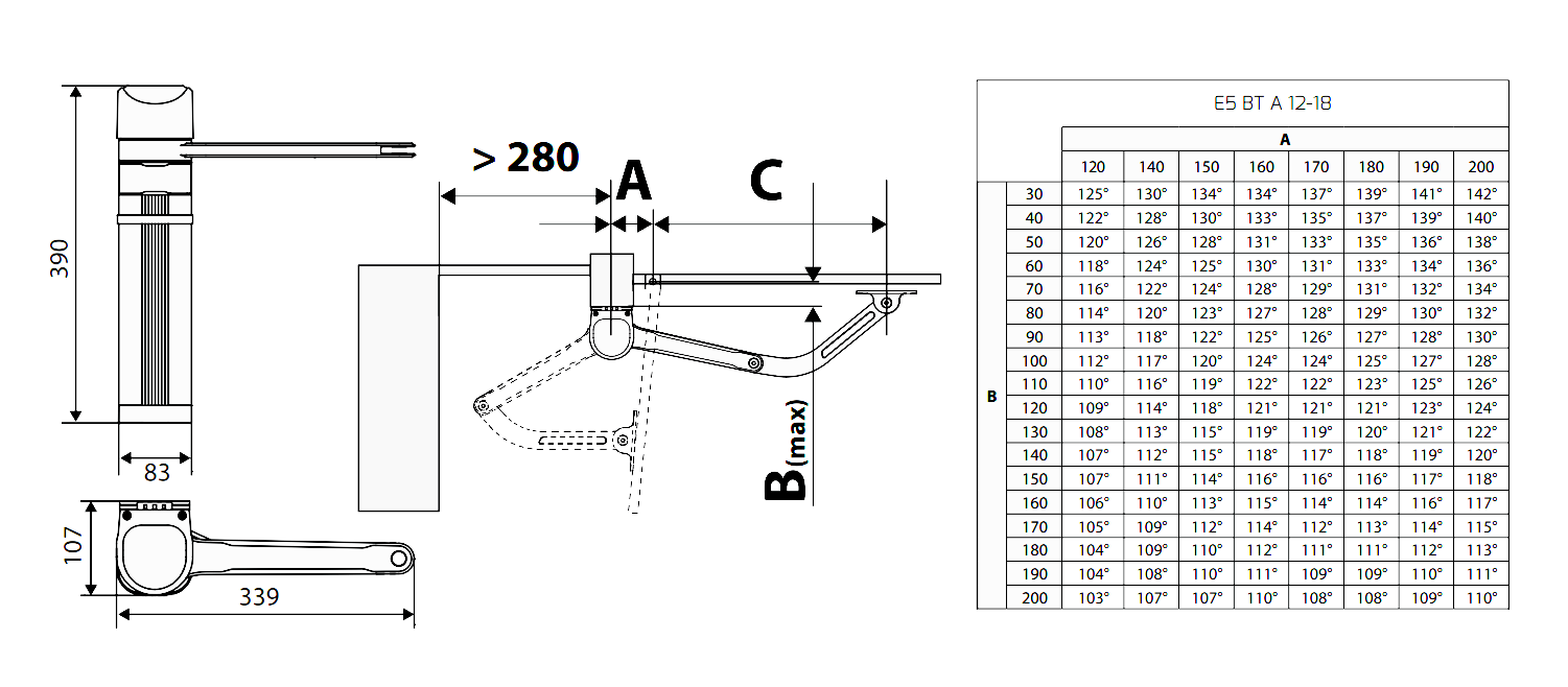E5 BT A12 KIT THALIA BT B80 FLAT BFT operatore elettromeccanico per ante di cancelli battenti pedonali e carrabili E5 BT A12 KIT THALIA BT B80 FLAT BFT operatore elettromeccanico per ante di cancelli battenti pedonali e carrabili