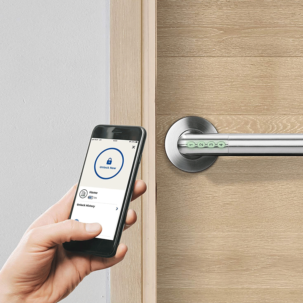 Smart handle VI.TEL. - Doppia maniglia smart con apertura bluetooth Smart handle VI.TEL. - Doppia maniglia smart con apertura bluetooth