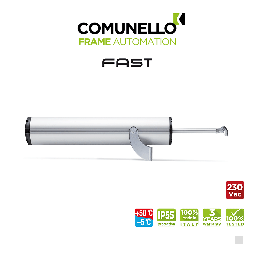 FAST 50 Comunello | Attuatore elettrico a stelo per finestre a sporgere e lucernari FAST 50 Comunello | Attuatore elettrico a stelo per finestre a sporgere e lucernari
