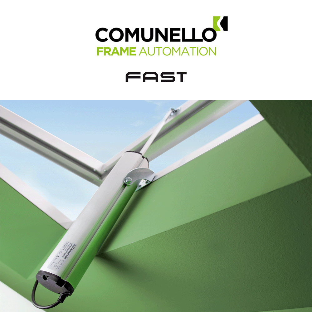 FAST 50 Comunello | Attuatore elettrico a stelo per finestre a sporgere e lucernari FAST 50 Comunello | Attuatore elettrico a stelo per finestre a sporgere e lucernari