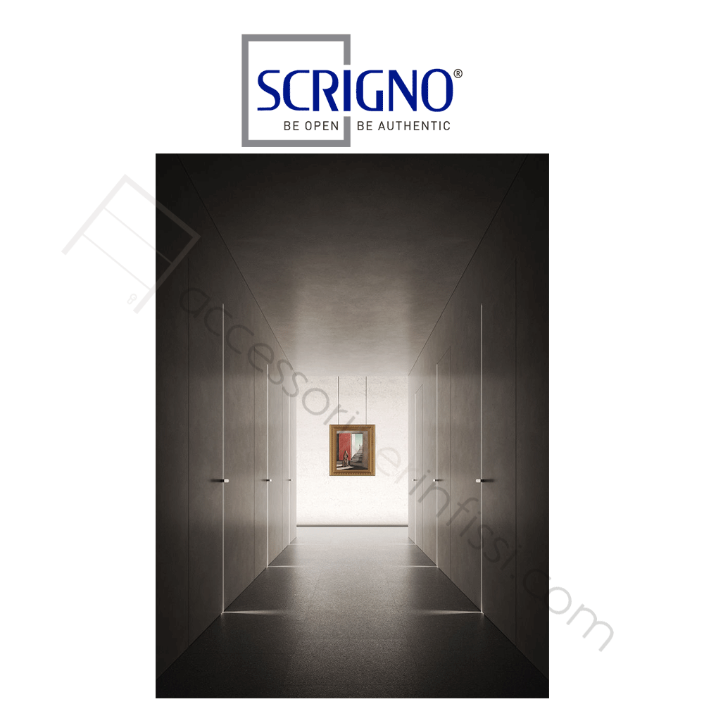 FILO44 Scrigno - Porta filo muro battente reversibile per interni