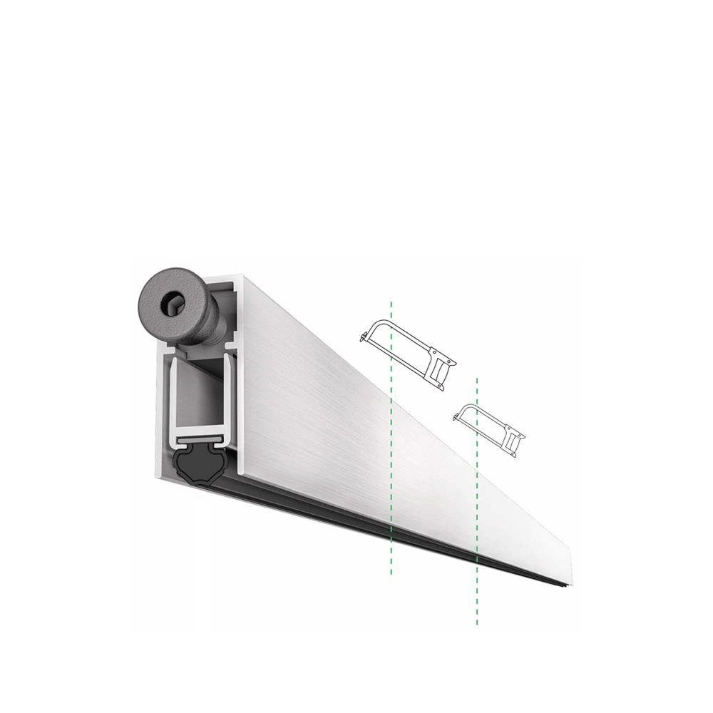 Antispiffero CCE One Size guarnizione sfilabile paraspiffero 13 × 28 mm lunghezza 1230 mm Antispiffero CCE One Size guarnizione sfilabile paraspiffero 13 × 28 mm lunghezza 1230 mm