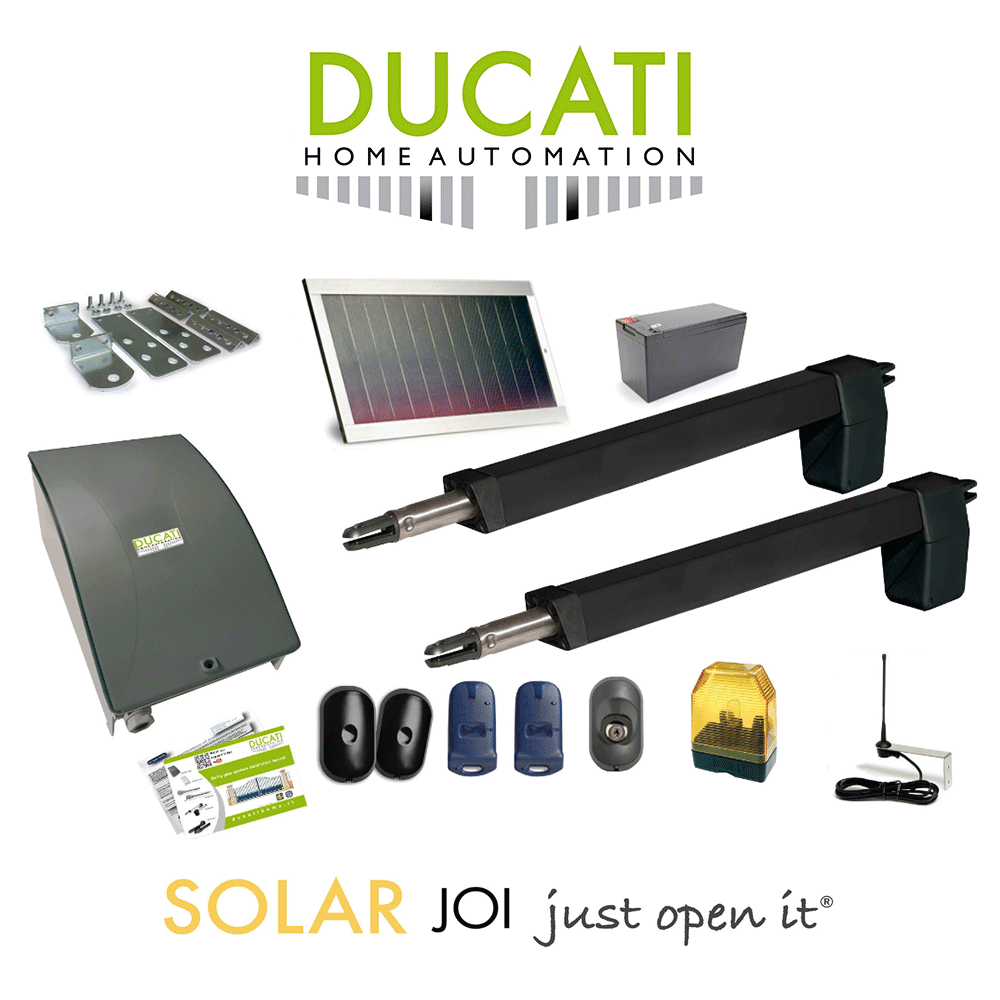 HC812-400 SOLAR Ducati Home apricancello ad alimentazione solare HC812-400 SOLAR Ducati Home apricancello ad alimentazione solare