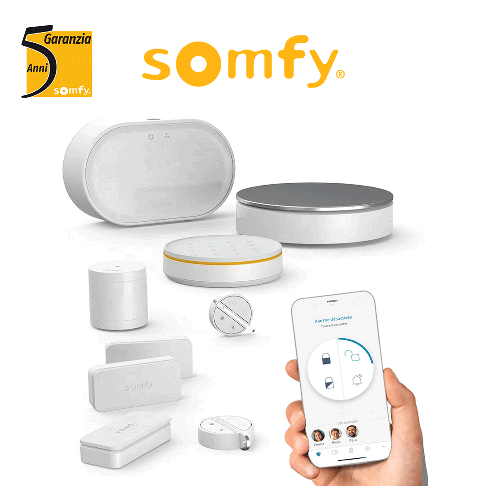 HOME ALARM ADVANCED Somfy Protect - Sistema di allarme sicurezza antifurto HOME ALARM ADVANCED Somfy Protect - Sistema di allarme sicurezza antifurto