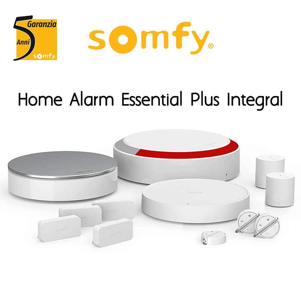 HOME ALARM ESSENTIAL PLUS INTEGRAL Somfy Protect - Sistema di allarme sicurezza antifurto HOME ALARM ESSENTIAL PLUS INTEGRAL Somfy Protect - Sistema di allarme sicurezza antifurto