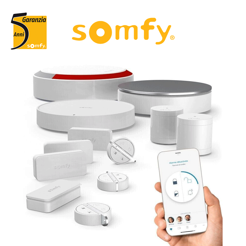 HOME ALARM ESSENTIAL PLUS INTEGRAL Somfy Protect - Sistema di allarme sicurezza antifurto HOME ALARM ESSENTIAL PLUS INTEGRAL Somfy Protect - Sistema di allarme sicurezza antifurto