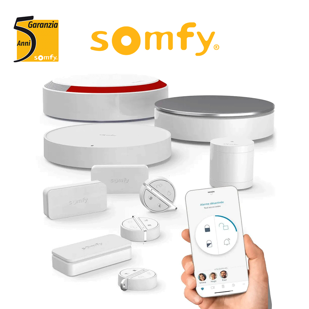 HOME ALARM ESSENTIAL PLUS Somfy Protect - Sistema di allarme sicurezza antifurto HOME ALARM ESSENTIAL PLUS Somfy Protect - Sistema di allarme sicurezza antifurto