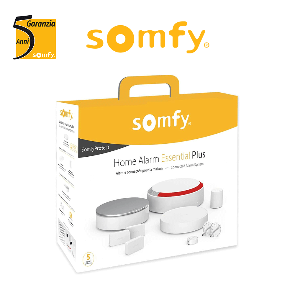 HOME ALARM ESSENTIAL PLUS Somfy Protect - Sistema di allarme sicurezza antifurto HOME ALARM ESSENTIAL PLUS Somfy Protect - Sistema di allarme sicurezza antifurto
