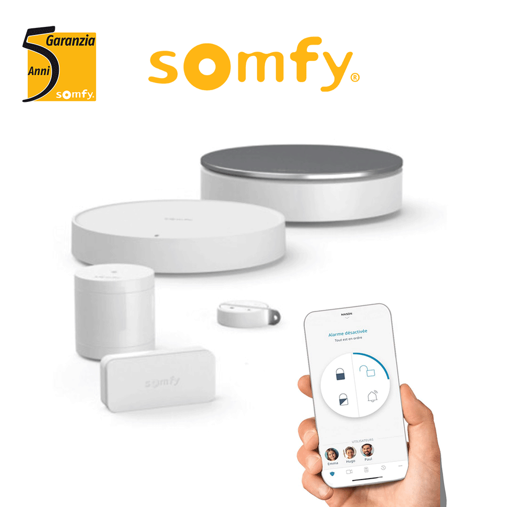 HOME ALARM ESSENTIAL STARTER PACK Somfy Protect - Sistema di allarme sicurezza antifurto HOME ALARM ESSENTIAL STARTER PACK Somfy Protect - Sistema di allarme sicurezza antifurto