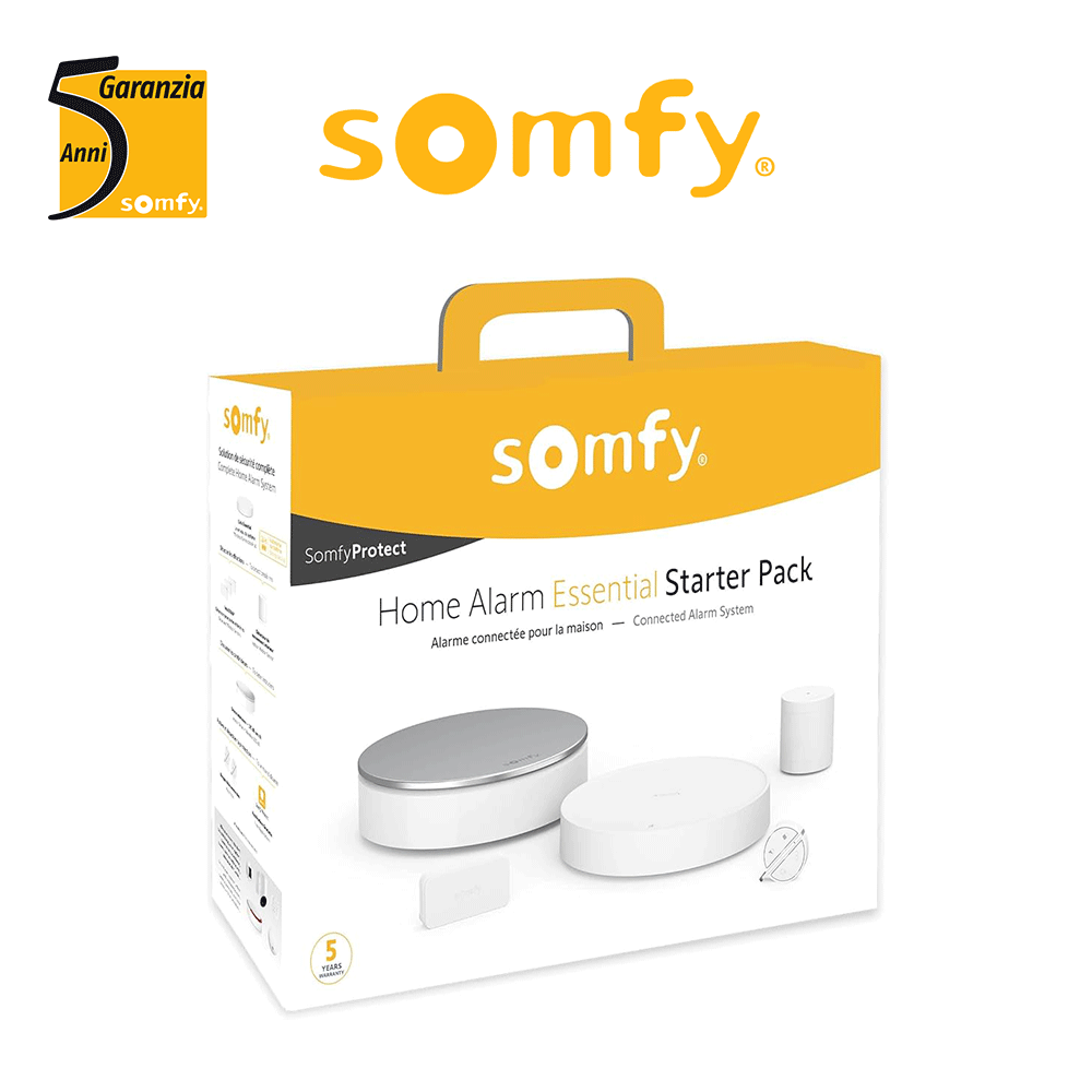 HOME ALARM ESSENTIAL STARTER PACK Somfy Protect - Sistema di allarme sicurezza antifurto HOME ALARM ESSENTIAL STARTER PACK Somfy Protect - Sistema di allarme sicurezza antifurto