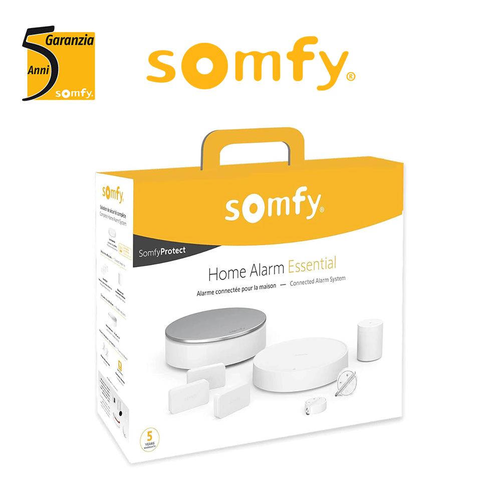 HOME ALARM ESSENTIAL Somfy Protect - Sistema di allarme sicurezza antifurto HOME ALARM ESSENTIAL Somfy Protect - Sistema di allarme sicurezza antifurto