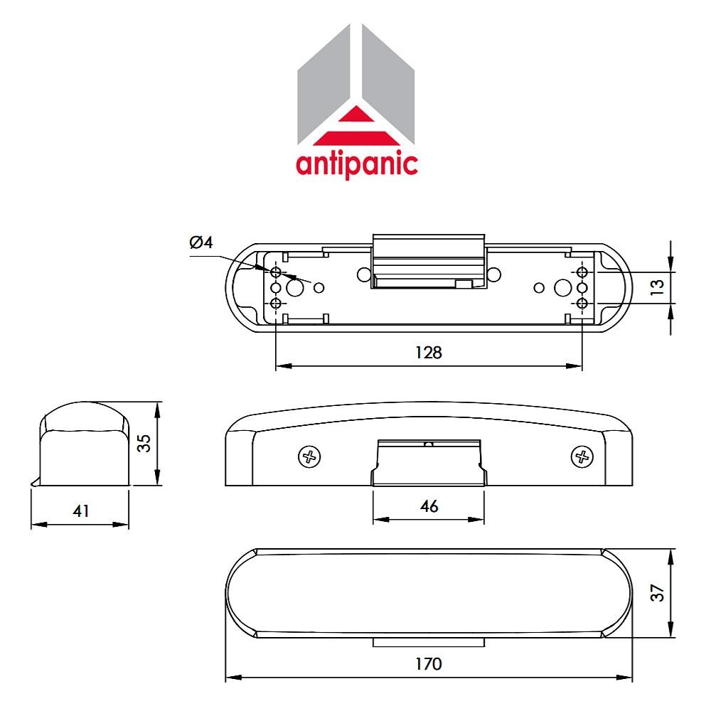 5112/1 Antipanic - Incontro elettrico per maniglioni antipanico 5112/1 Antipanic - Incontro elettrico per maniglioni antipanico