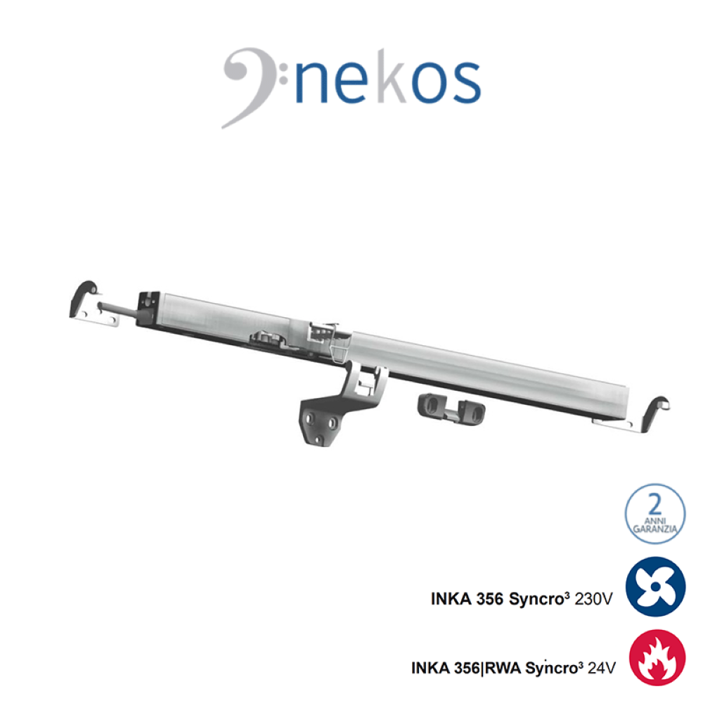 INKA 356 Syncro³ - Coppia attuatori a catena sincronizzati per finestre vasistas e lucernari