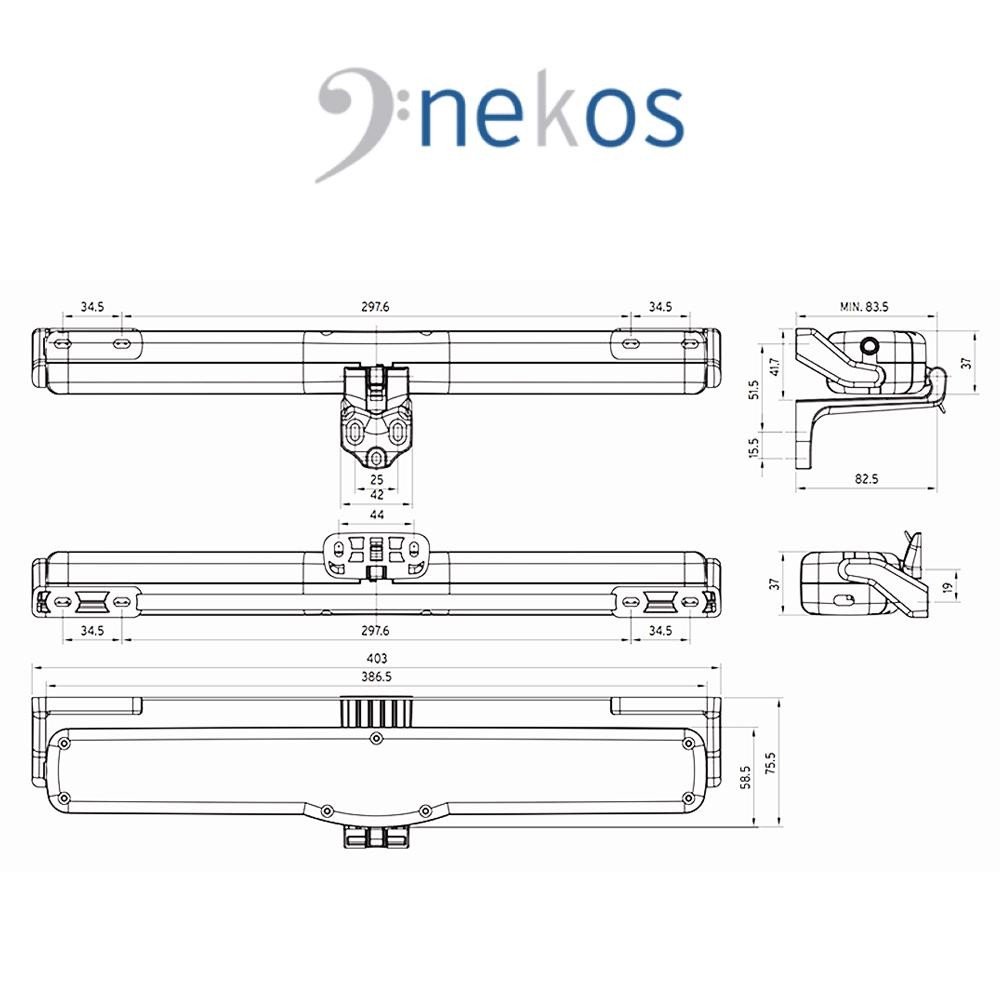 KATO 305 RWA SYNCRO³ Nekos coppia attuatori a catena per impianti di evacuazione fumo e calore