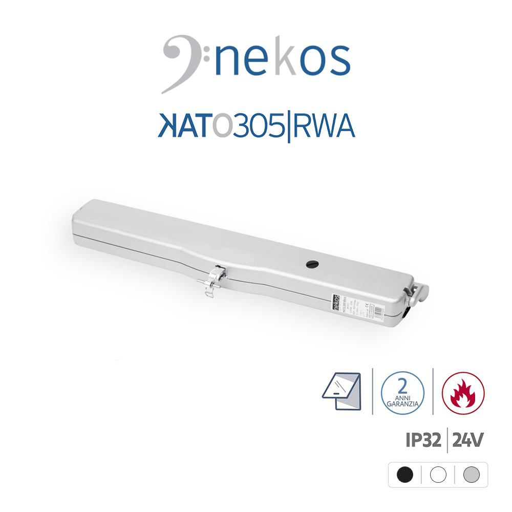 KATO 305 RWA Nekos attuatore a catena per impianti di evacuazione fumo e calore KATO 305 RWA Nekos attuatore a catena per impianti di evacuazione fumo e calore