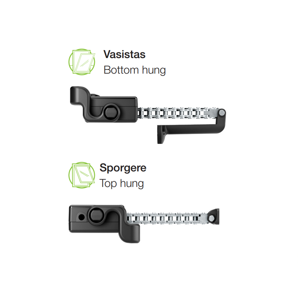 LIWIN L35 Slim Wi-Fi Comunello - Attuatore elettromeccanico a catena per finestre vasistas e a sporgere LIWIN L35 Slim Wi-Fi Comunello - Attuatore elettromeccanico a catena per finestre vasistas e a sporgere