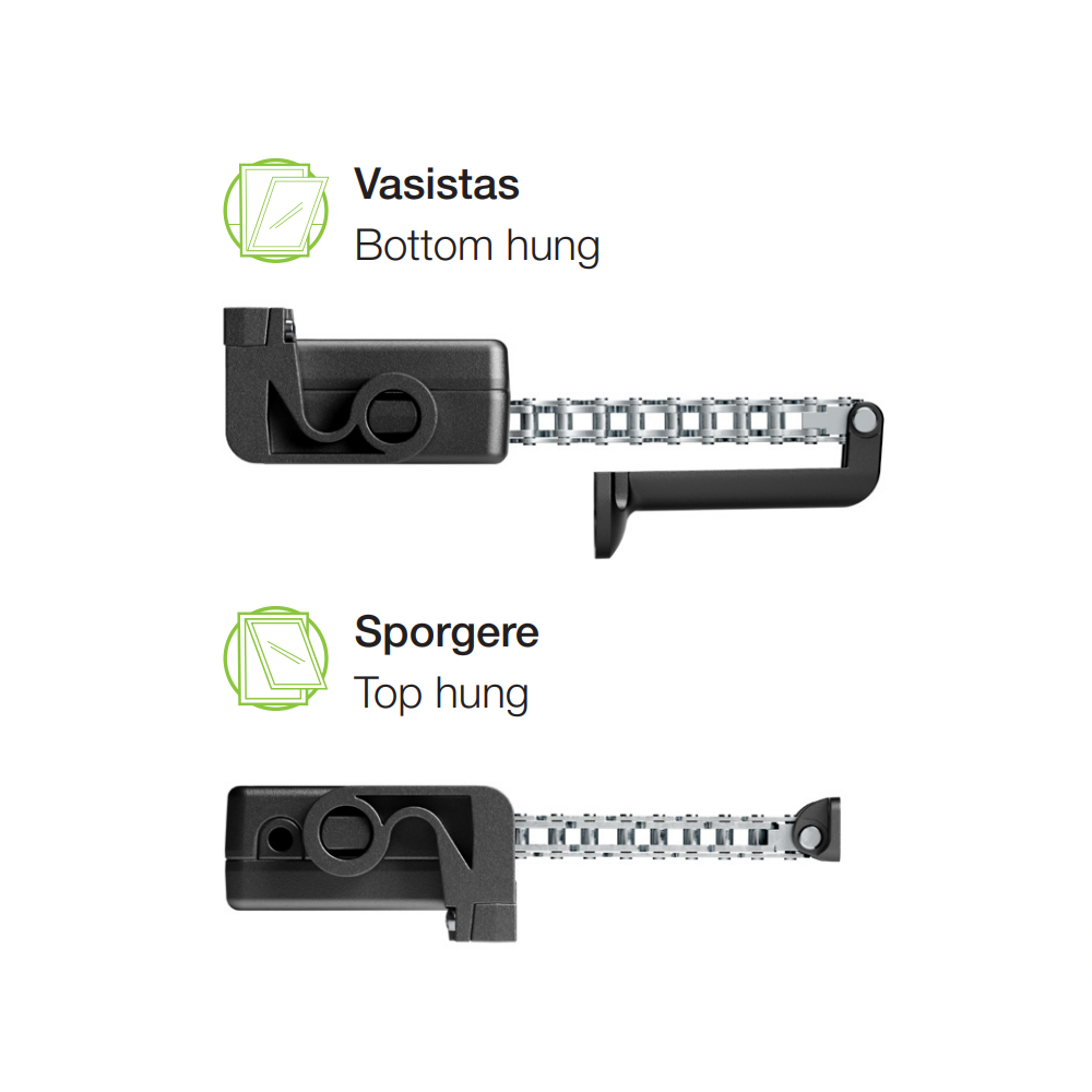 LIWIN L40 Comunello - Attuatore elettromeccanico a catena per finestre vasistas e a sporgere LIWIN L40 Comunello - Attuatore elettromeccanico a catena per finestre vasistas e a sporgere