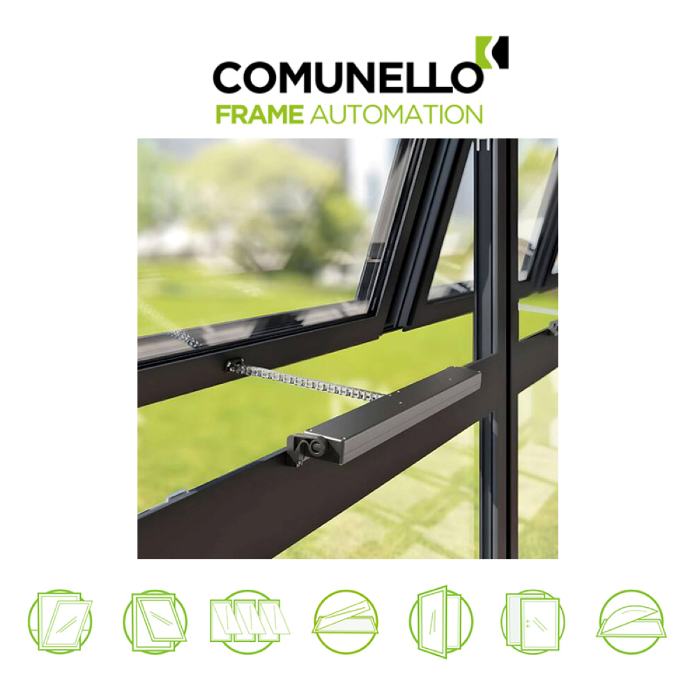 LIWIN L40 Comunello - Attuatore elettromeccanico a catena per finestre vasistas e a sporgere LIWIN L40 Comunello - Attuatore elettromeccanico a catena per finestre vasistas e a sporgere