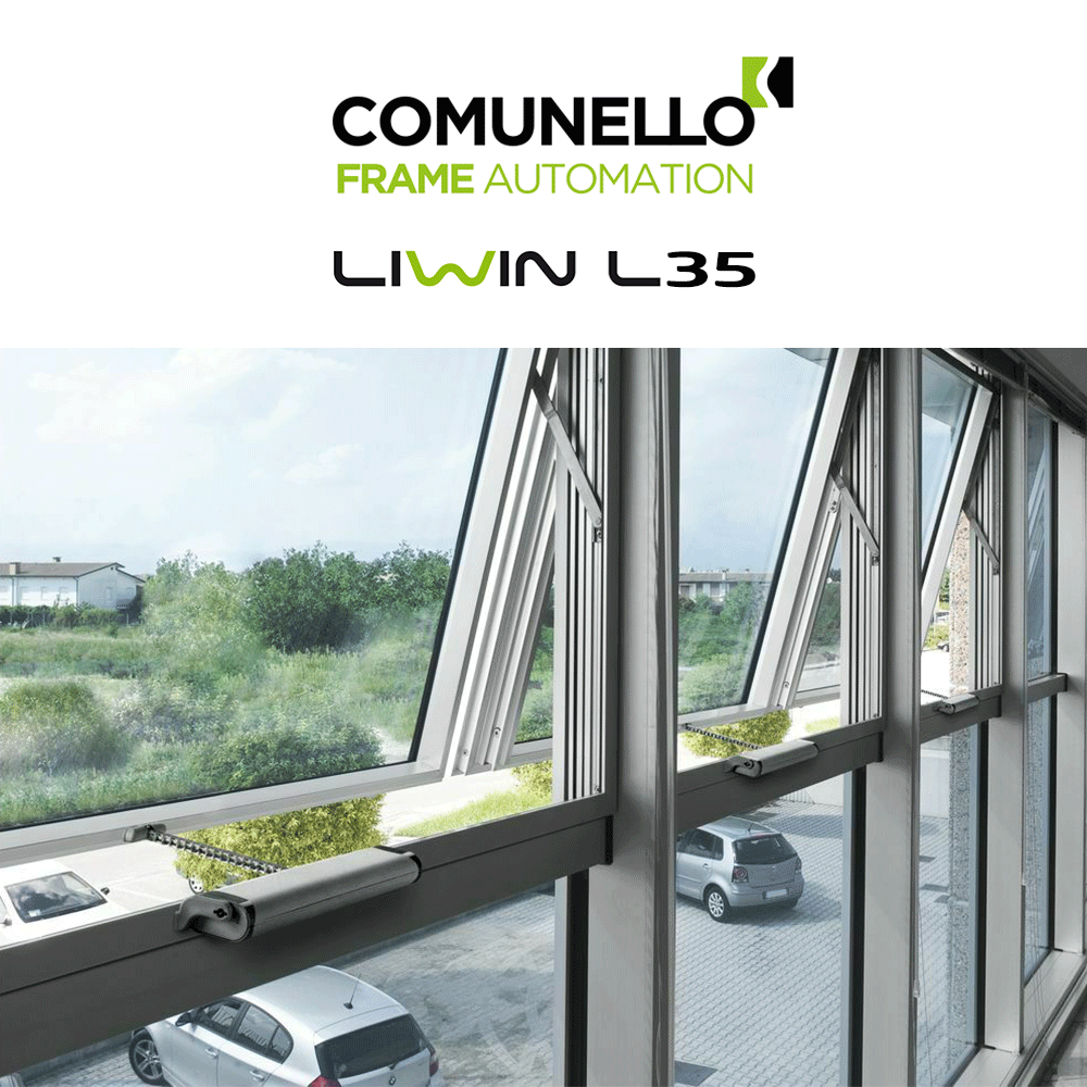 LIWIN L35 Comunello | Attuatore elettrico a catena per finestre vasistas e a sporgere LIWIN L35 Comunello | Attuatore elettrico a catena per finestre vasistas e a sporgere