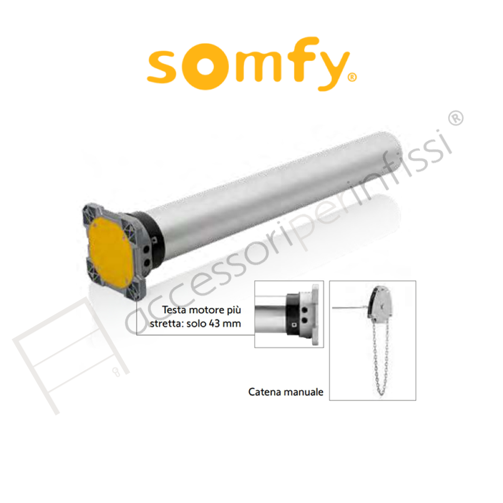 LT 80S CSI Somfy motore con manovra di soccorso per porte di garage LT 80S CSI Somfy motore con manovra di soccorso per porte di garage