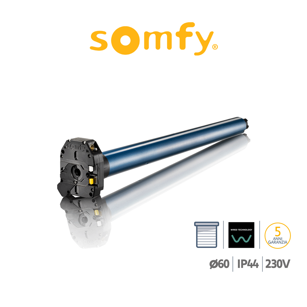 LT60 CSI WT Somfy motore con manovra di soccorso per tapparelle e tende da sole LT60 CSI WT Somfy motore con manovra di soccorso per tapparelle e tende da sole