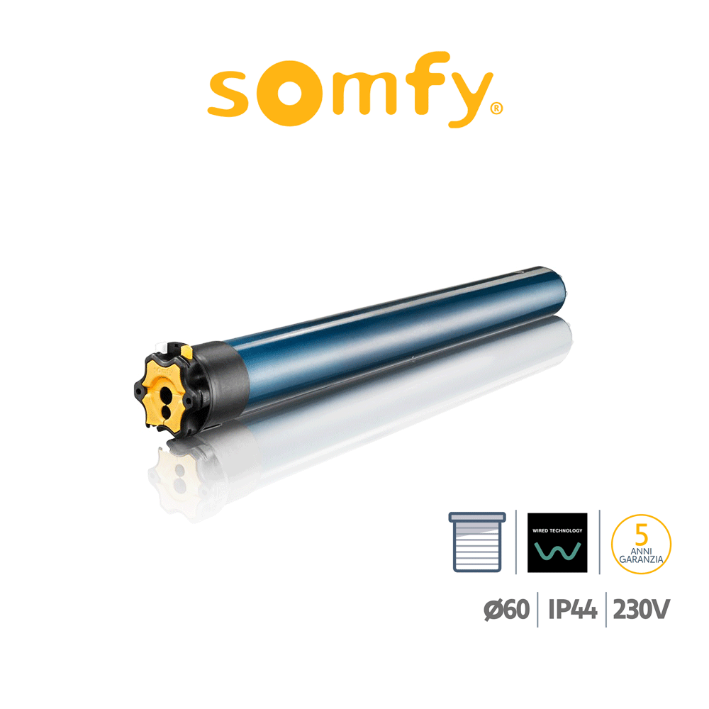 LT60 HIPRO WT Somfy motore per tapparelle e tende da sole LT60 HIPRO WT Somfy motore per tapparelle e tende da sole