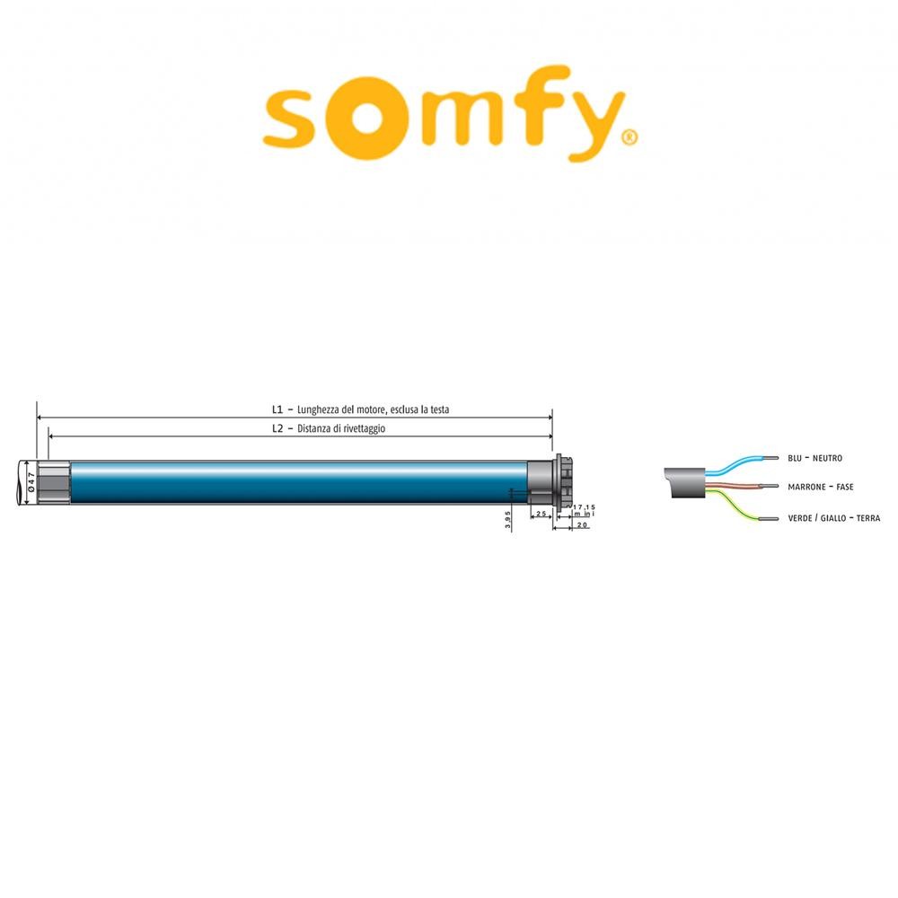 MAESTRIA+ io Somfy motore radio per tende a rullo e screen verticali MAESTRIA+ io Somfy motore radio per tende a rullo e screen verticali