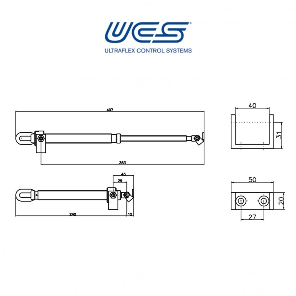 MARTINETTO TELESCOPICO Ultraflex UCS per apertura manuale di lucernari cupole e finestre da tetto