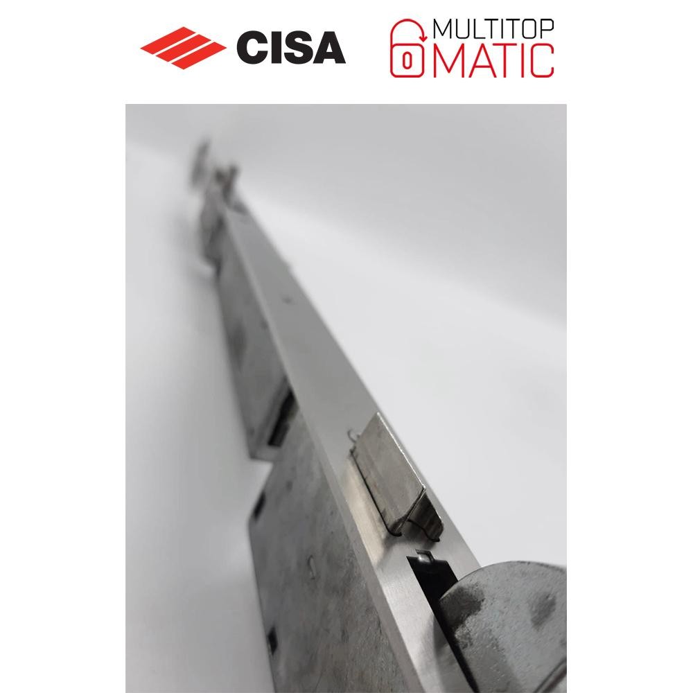 Serratura meccanica multipunto Cisa Multitop Matic entrata 40 frontale piatto art. 4A00040
