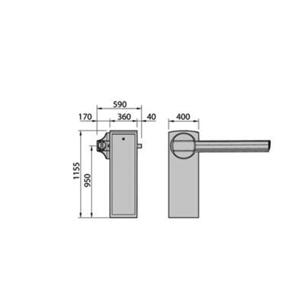 MAXIMA ULTRA 68 230V BFT barriera elettromeccanica