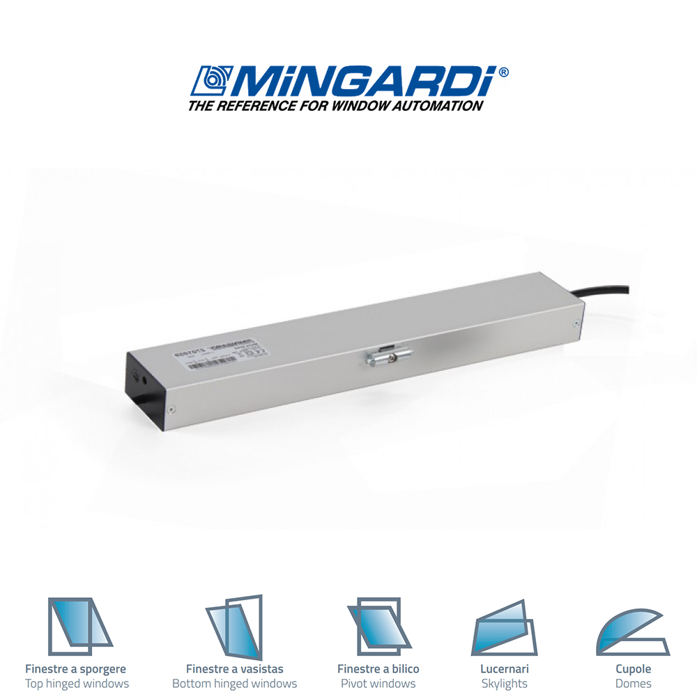 Mingardi - Attuatore motore a catena per finestre MICRO EVO 2 Mingardi - Attuatore motore a catena per finestre MICRO EVO 2