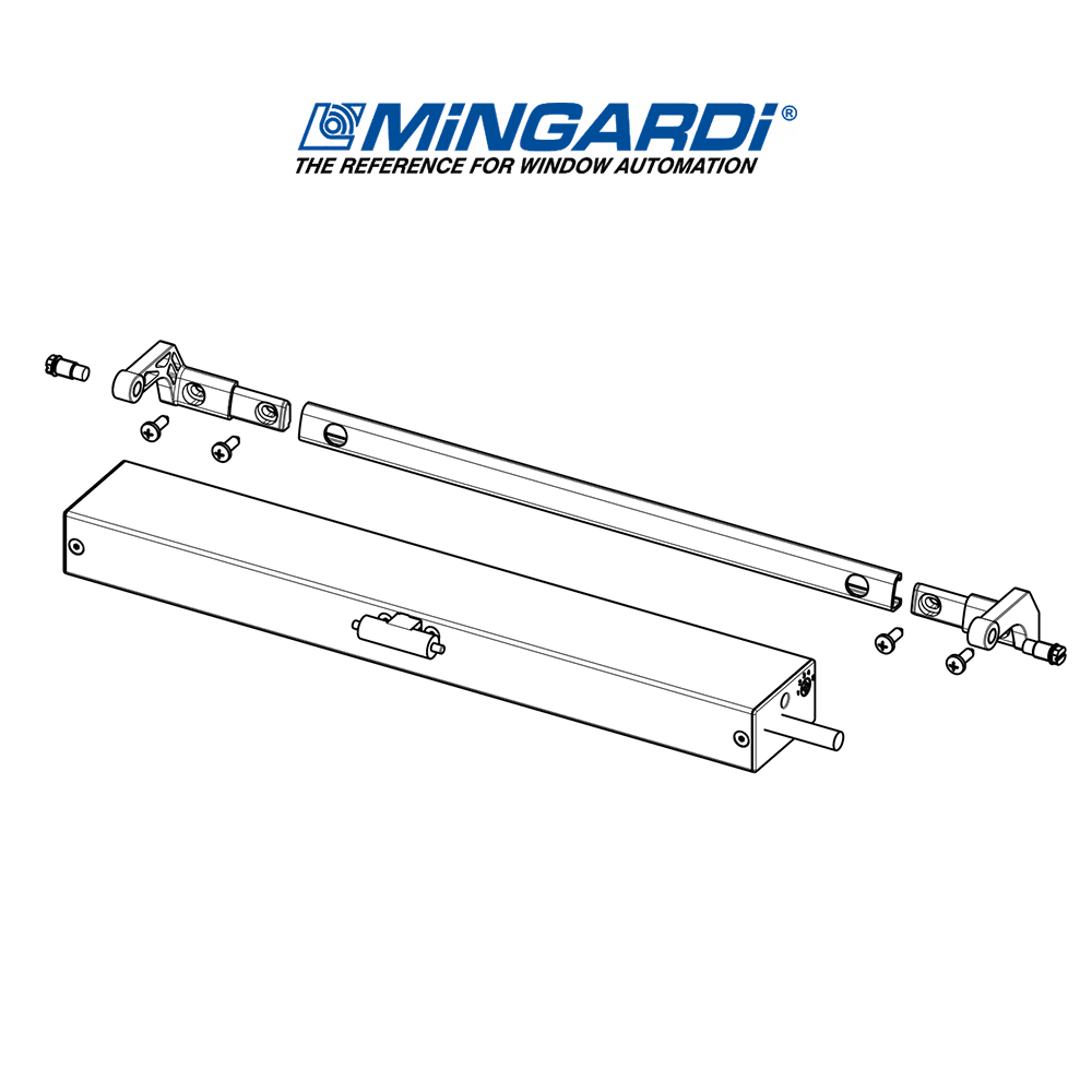Mingardi - Attuatore motore a catena per finestre MICRO EVO 2 Mingardi - Attuatore motore a catena per finestre MICRO EVO 2