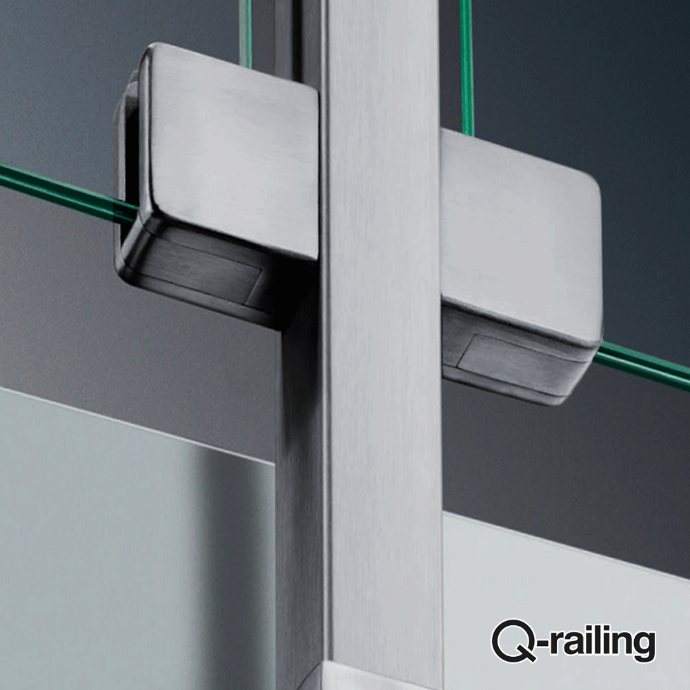 Morsetto per vetro Q-Railing MOD 24 art. 14.2400.000.12 Morsetto per vetro Q-Railing MOD 24 art. 14.2400.000.12
