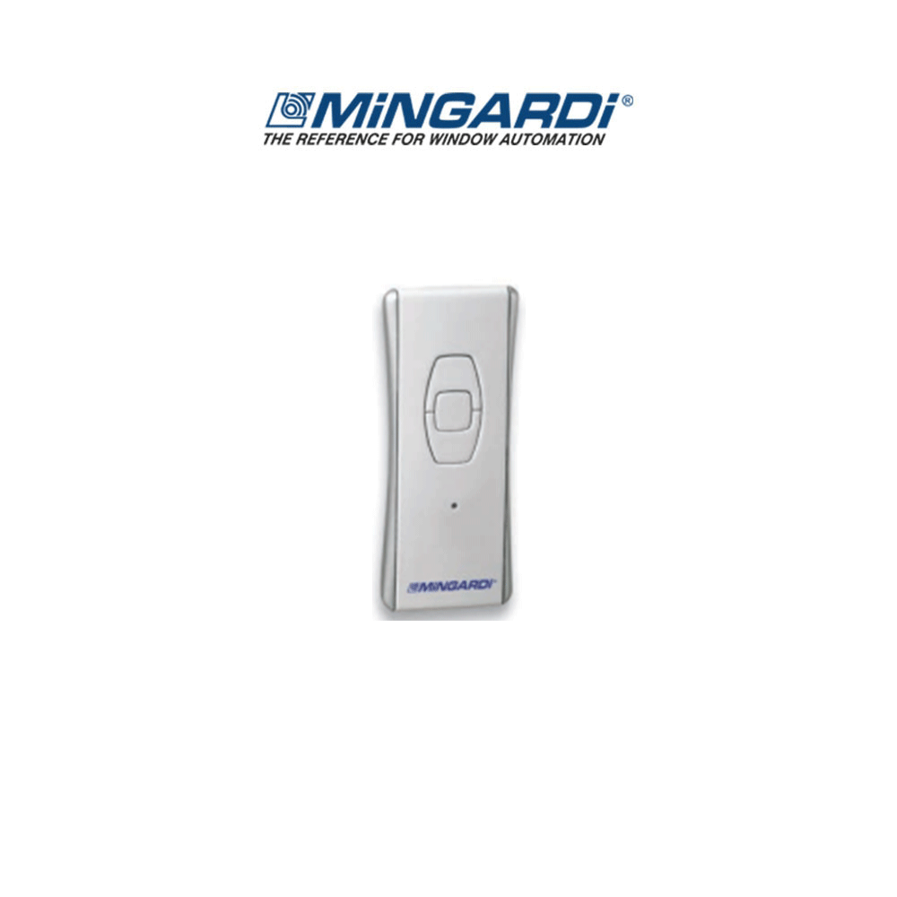 MR-T1 Mingardi - Telecomando monocanale per il controllo di 1 apertura o di un gruppo MR-T1 Mingardi - Telecomando monocanale per il controllo di 1 apertura o di un gruppo