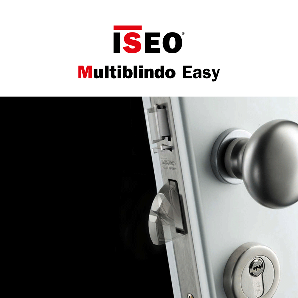 MULTIBLINDO EASY Iseo - Serratura multipunto meccanica autorichiudente per porte in alluminio MULTIBLINDO EASY Iseo - Serratura multipunto meccanica autorichiudente per porte in alluminio