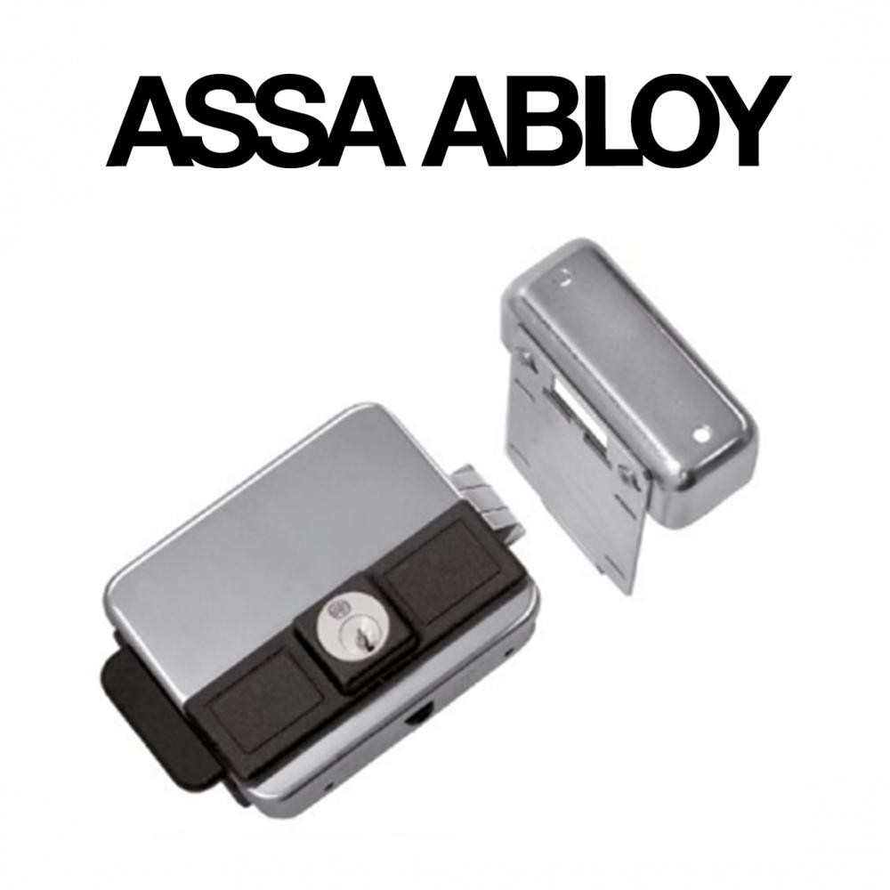 NF5021/1Z Assa Abloy | Serratura elettrica da applicare Corni Multipla scrocco rovesciato solo cilindro