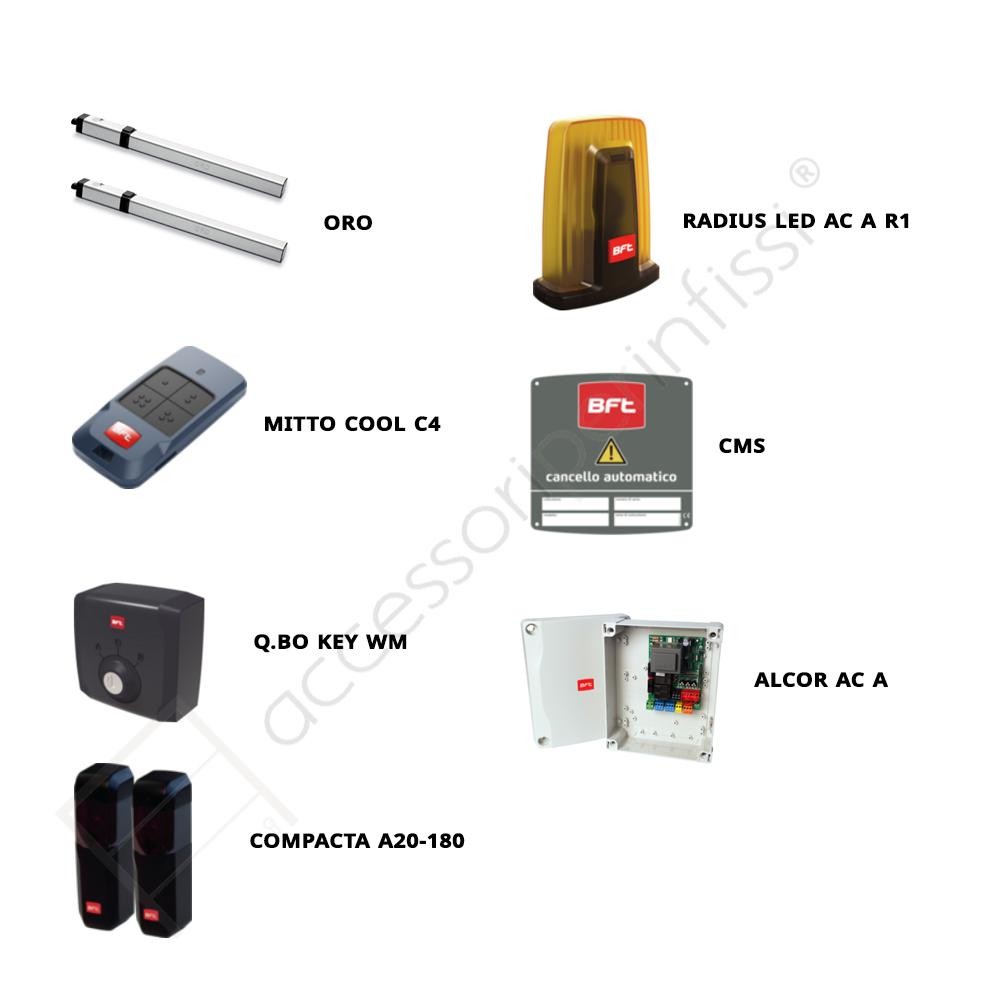 ORO KIT BFT per ante a battente