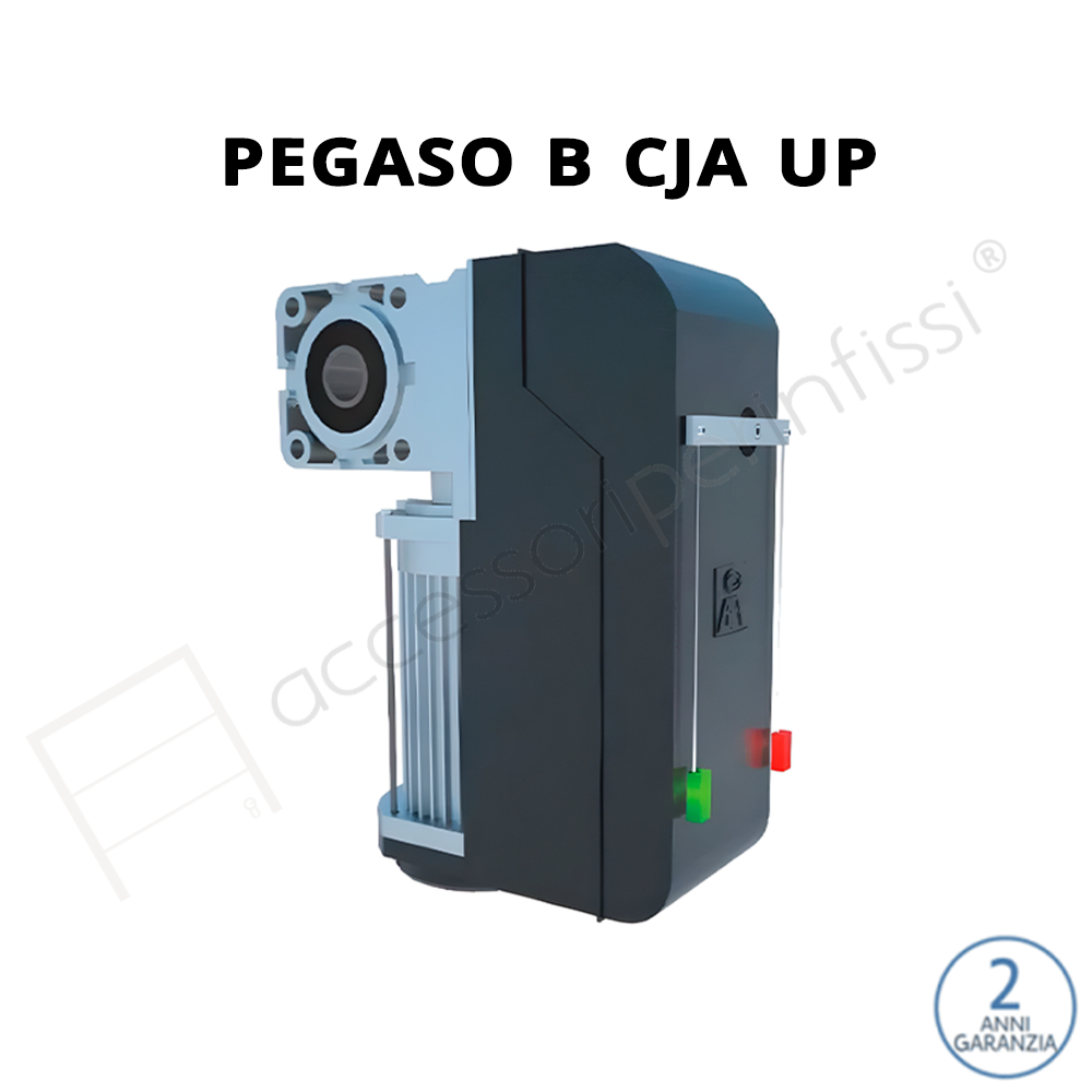 PEGASO B CJA UP BFT operatore elettromeccanico per l’automazione di porte sezionali industriali 