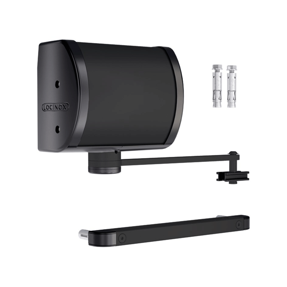 PANTHER-9005 - Chiudicancello idraulico nero per montaggio a parete o su pilastro PANTHER-9005 - Chiudicancello idraulico nero per montaggio a parete o su pilastro