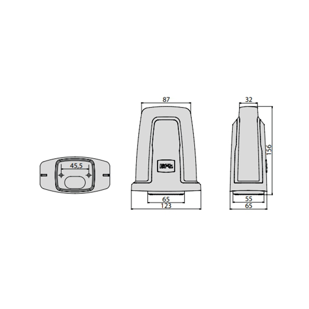RADIUS LED BFT luce di segnalazione lampeggiante per cancelli automatici