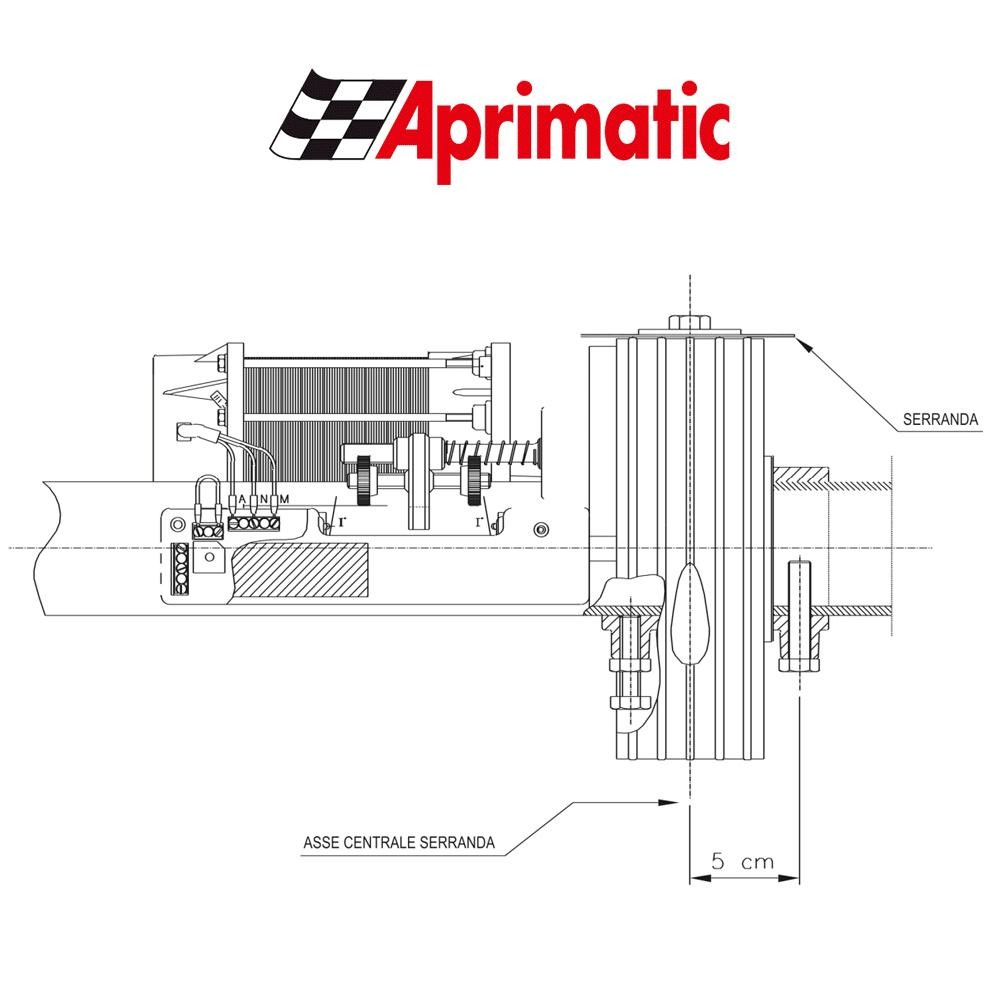 RO-MATIC RS140 Aprimatic motore per serrande e saracinesche RO-MATIC RS140 Aprimatic motore per serrande e saracinesche