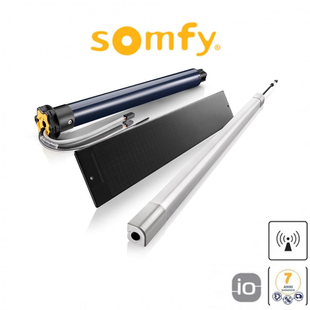 RS 100 SOLAR io KIT Somfy motore per tapparelle RS 100 SOLAR io KIT Somfy motore per tapparelle