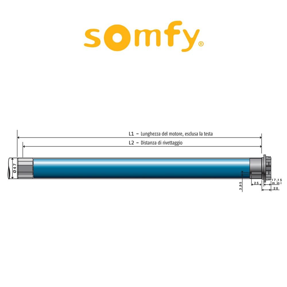 RS100 io Somfy motore radio per tapparelle