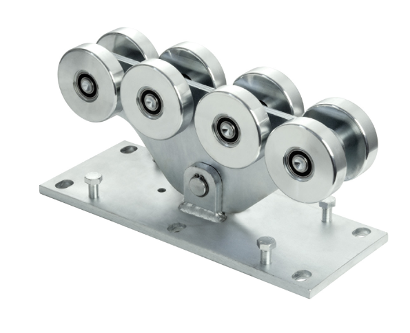 CGS - 350.8 - Comunello - Carrello autoportante 5 ruote in nylon per cancelli a sbalzo