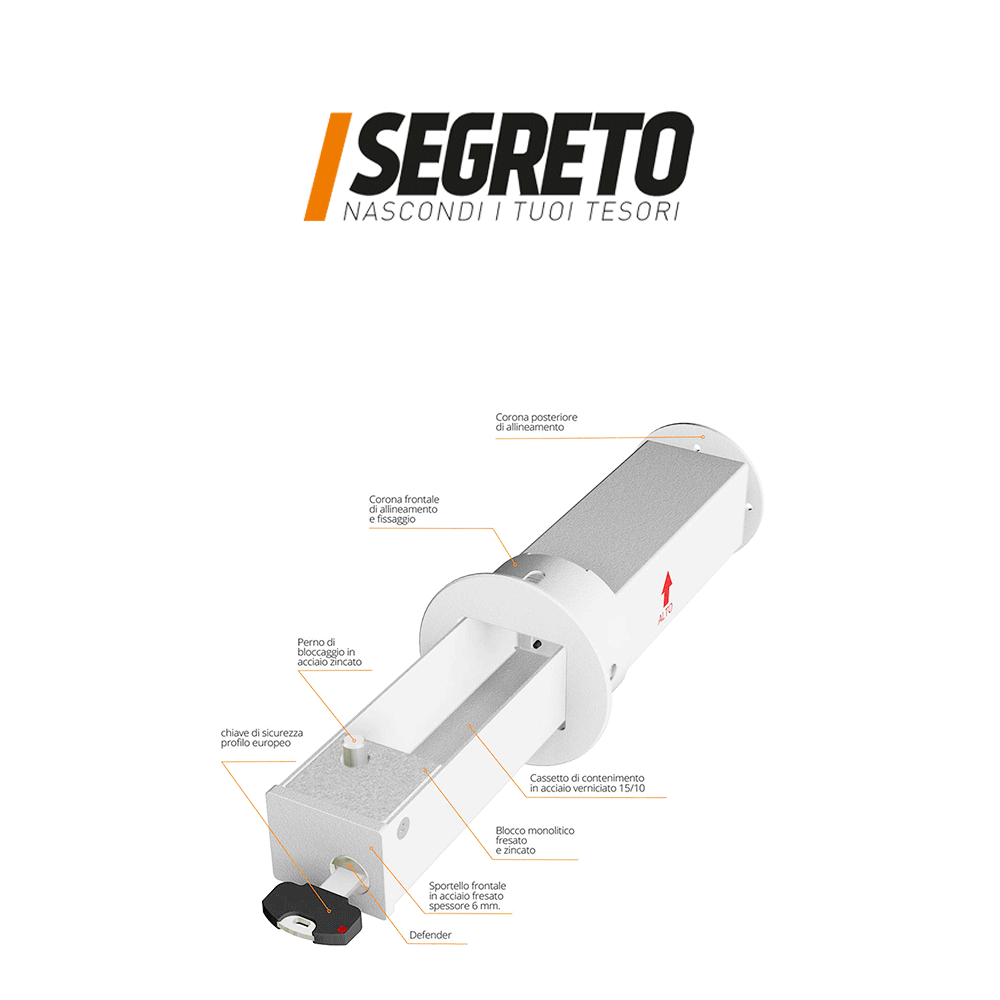 SEGRETO blindino di sicurezza invisibile SEGRETO blindino di sicurezza invisibile