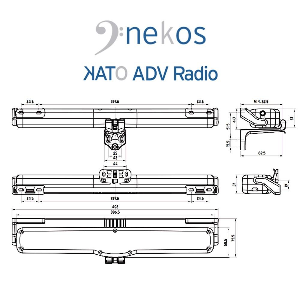 KATO ADV RADIO Nekos attuatore radio a catena per finestre vasistas e lucernari KATO ADV RADIO Nekos attuatore radio a catena per finestre vasistas e lucernari