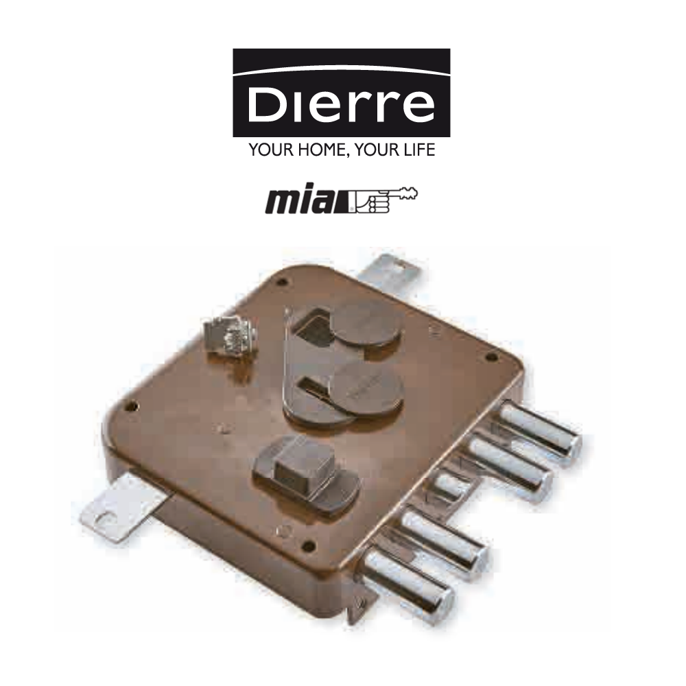 Serratura triplice a doppia mappa Atra Dierre Destra art. SER3121 2DA Serratura triplice a doppia mappa Atra Dierre Destra art. SER3121 2DA