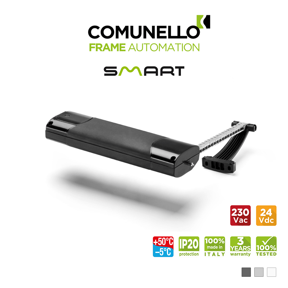 SMART Comunello | Attuatore elettrico a catena per finestre vasistas e a sporgere SMART Comunello | Attuatore elettrico a catena per finestre vasistas e a sporgere
