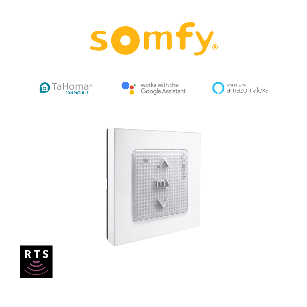 Radiocomando a parete Somfy SMOOVE ORIGIN RTS